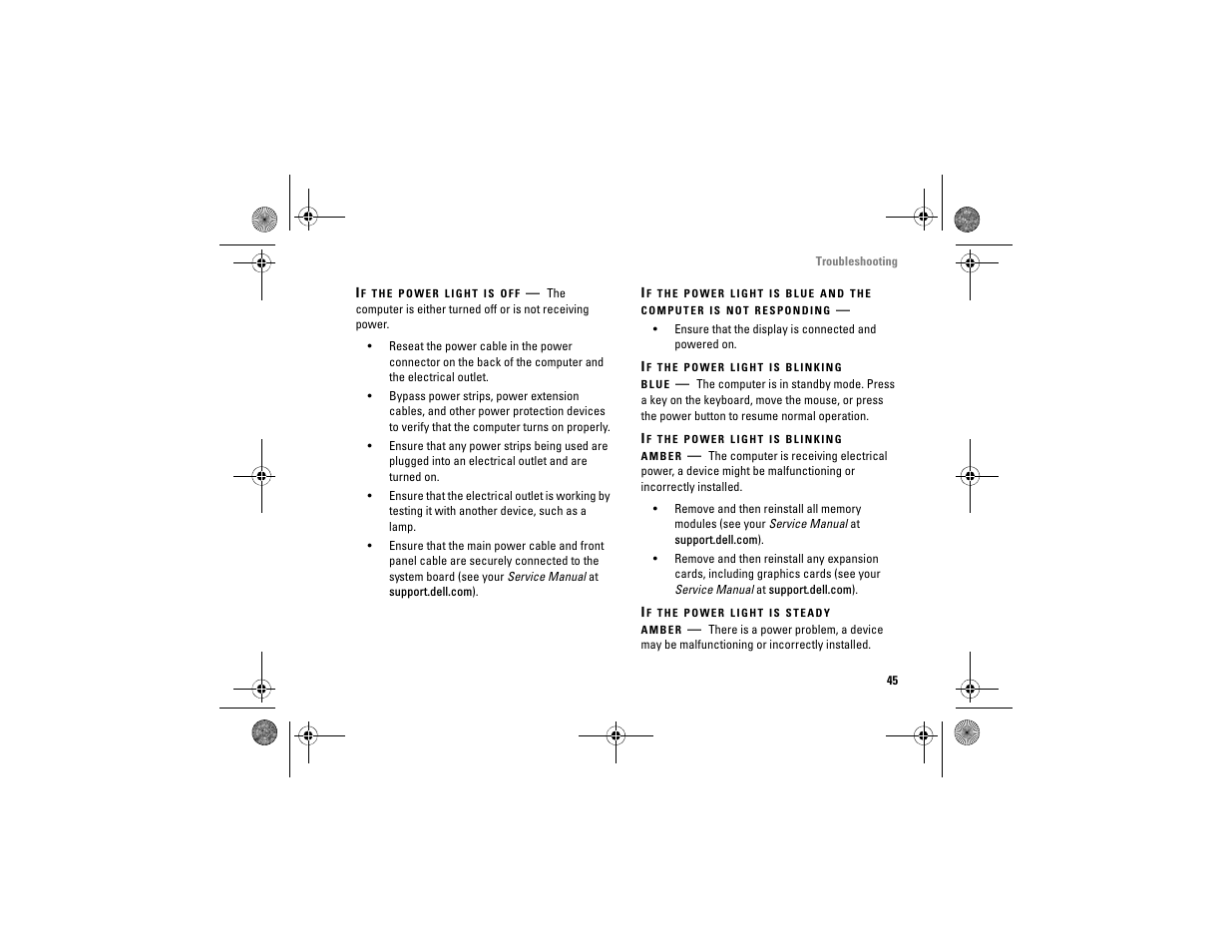 Dell Vostro A860 (Late 2008) User Manual | Page 45 / 76