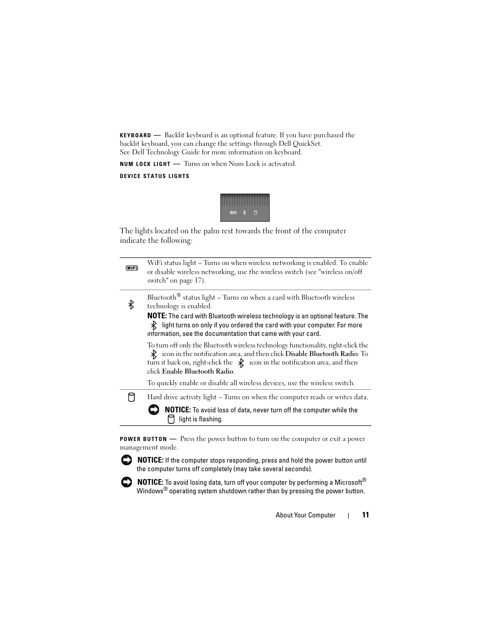 Dell Studio 1535 (Mid 2008) User Manual | Page 11 / 64