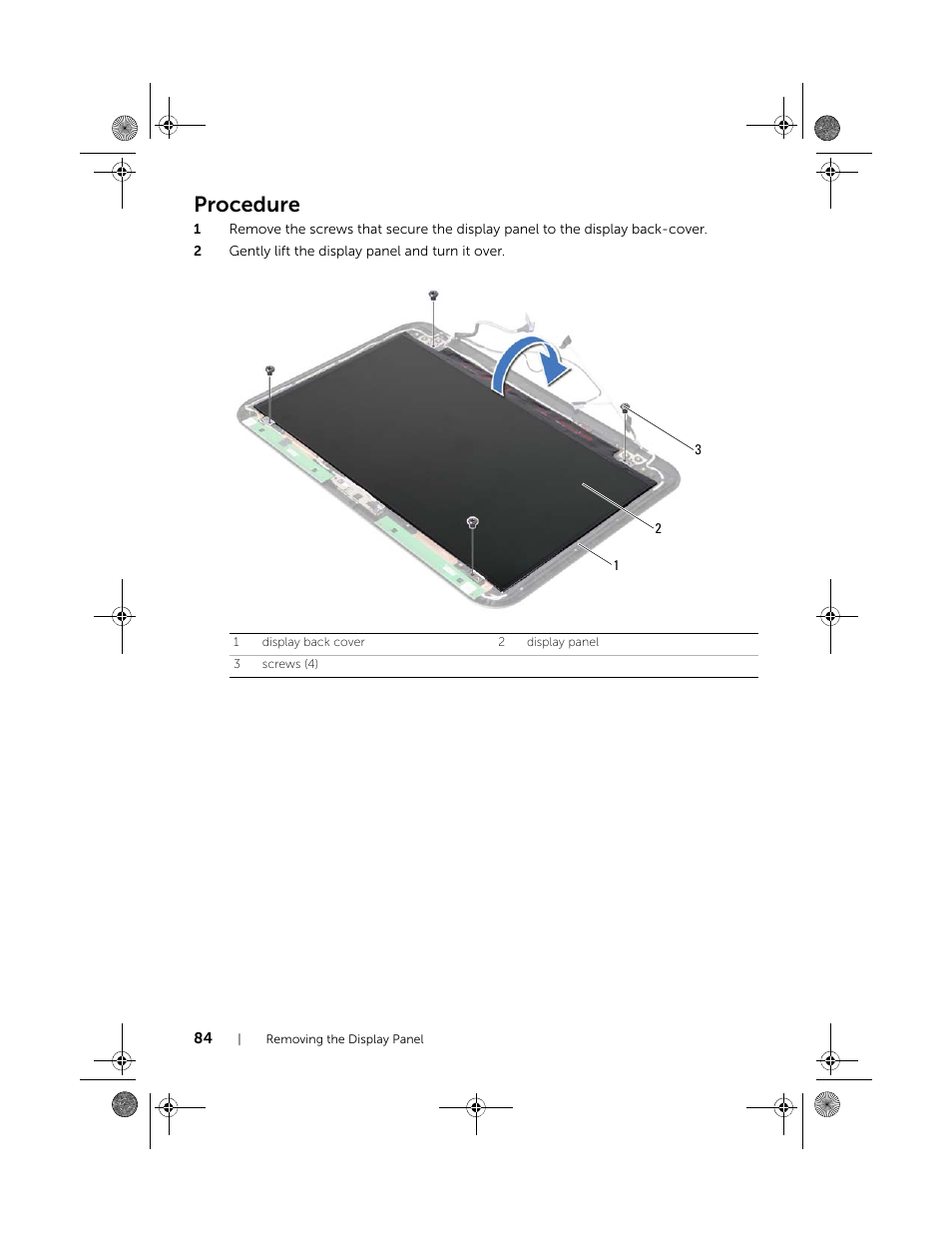 Procedure | Dell Inspiron 14z (5423, Mid 2012) User Manual | Page 84 / 94