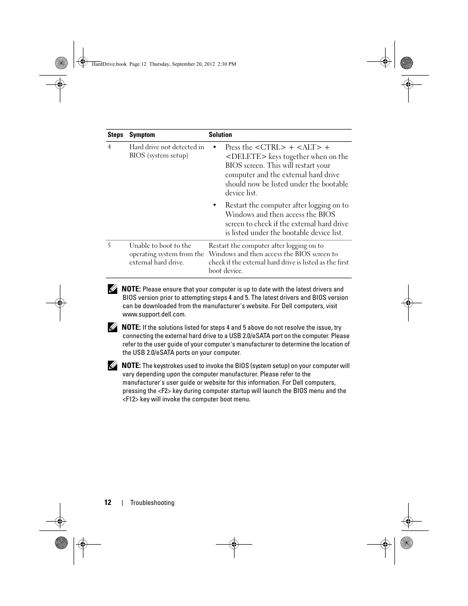 Dell 500GB Portable External Hard Drive USB 3.0 User Manual | Page 12 / 16