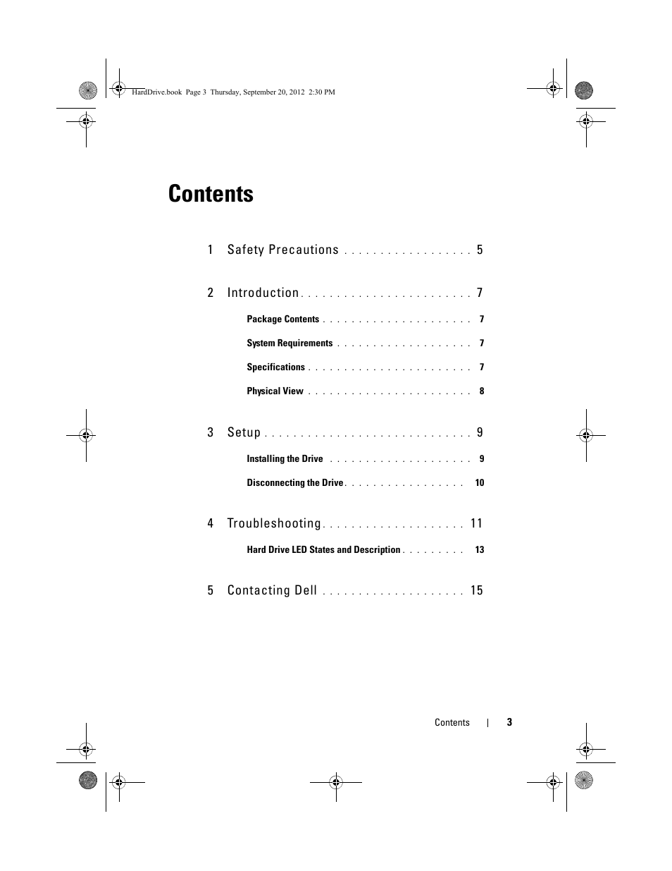 Dell 500GB Portable External Hard Drive USB 3.0 User Manual | Page 3 / 16