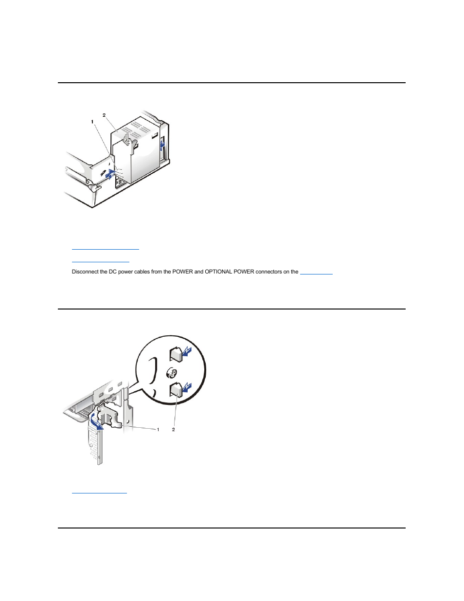 Power supply and fan assembly, Control panel, Cards | Dell Dimension 2100 User Manual | Page 20 / 44