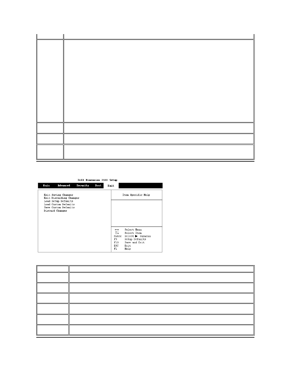 Exit screen | Dell Dimension 2100 User Manual | Page 38 / 44