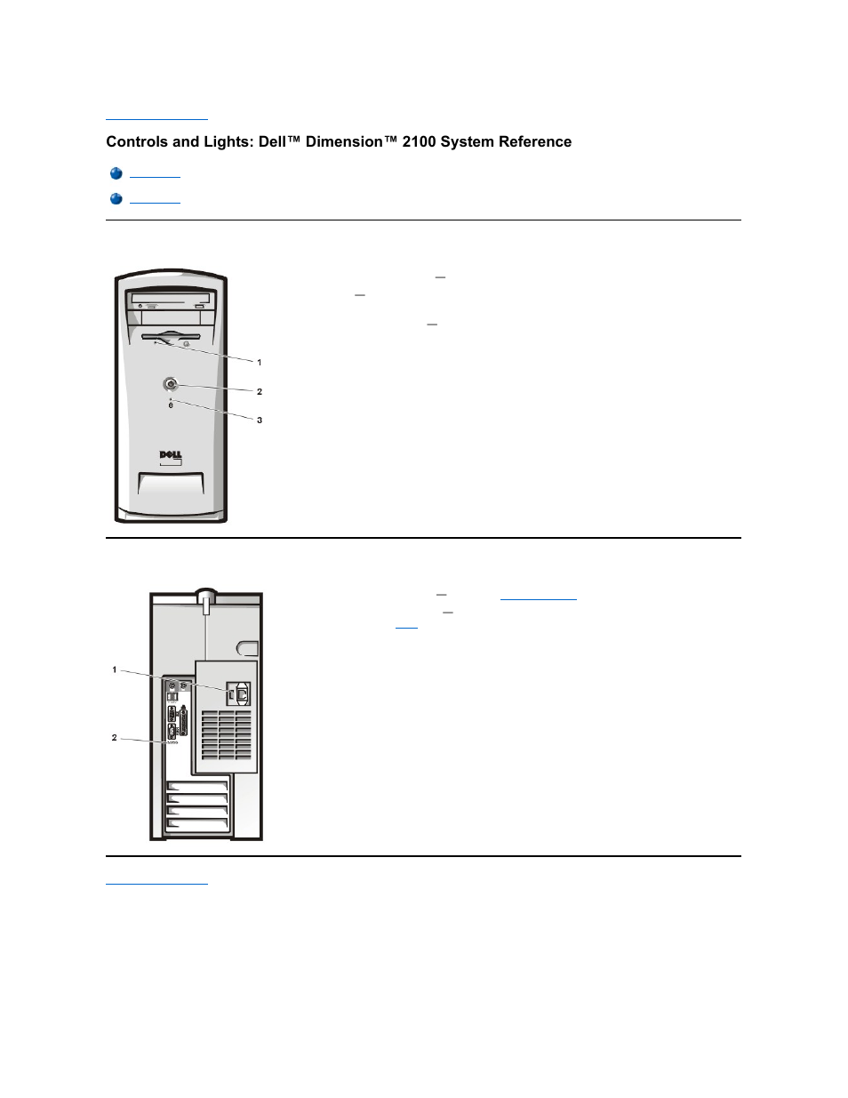 Dell Dimension 2100 User Manual | Page 8 / 44