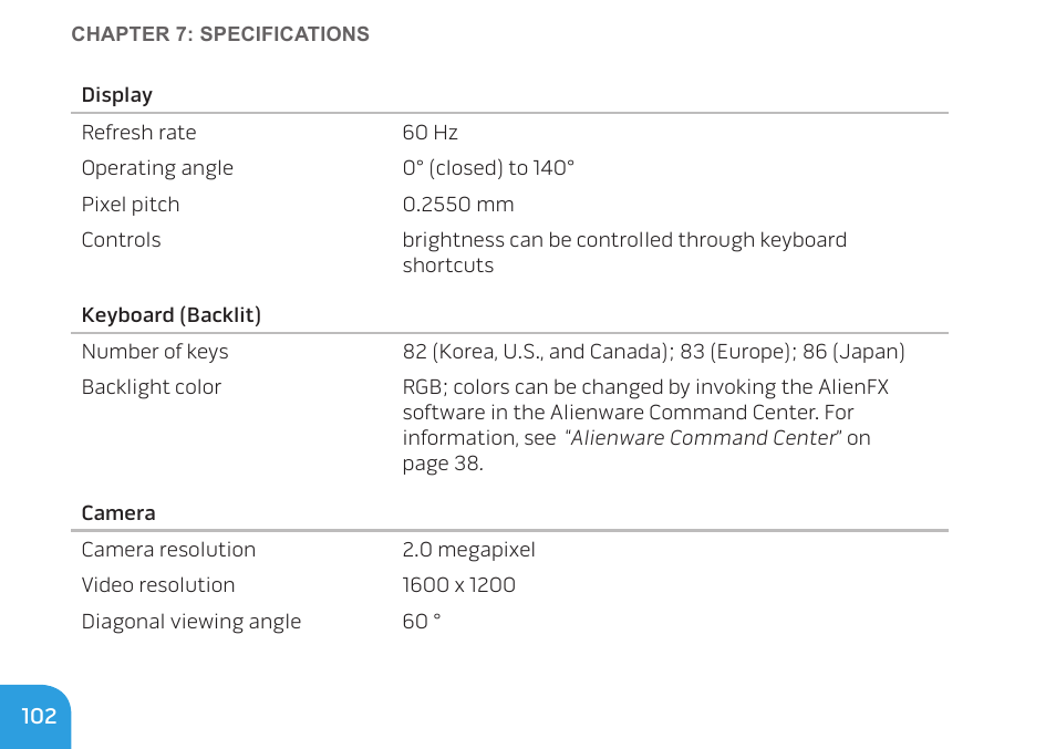 Dell Alienware M11x R3 (Early 2011) User Manual | Page 104 / 118