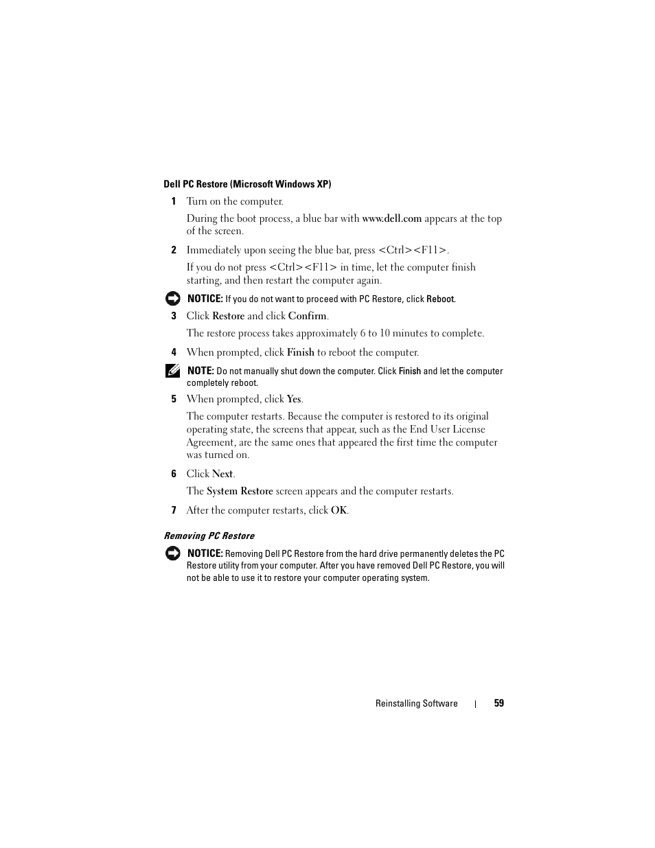 Dell Precision R5400 (Mid 2008) User Manual | Page 59 / 76