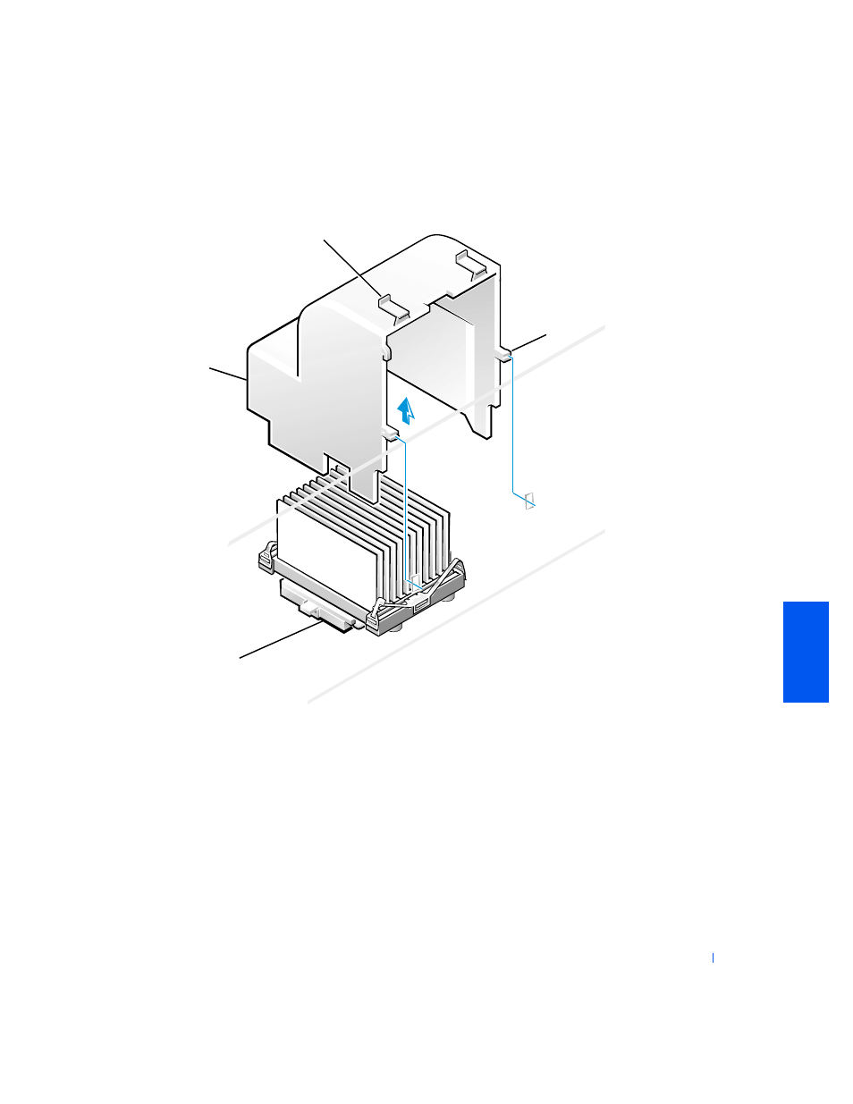 Removing the airflow, Shroud (mini tower chassis) | Dell Precision 330 User Manual | Page 103 / 220