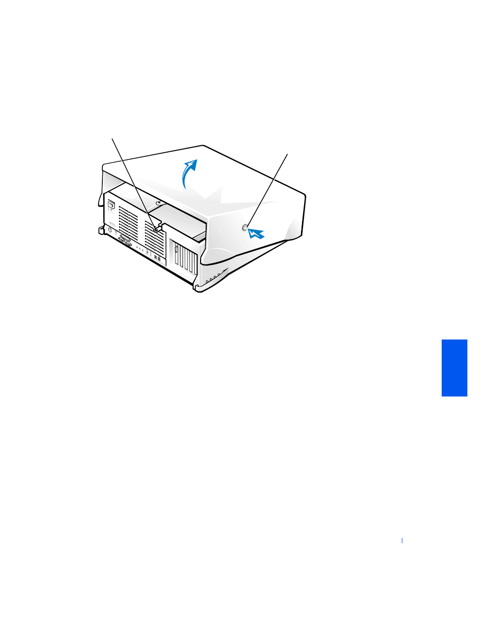 Replacing the computer cover | Dell Precision 330 User Manual | Page 57 / 220