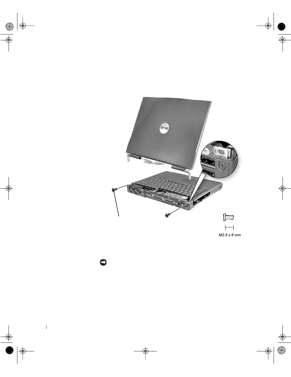 Removing the display assembly | Dell Latitude C800 User Manual | Page 30 / 62