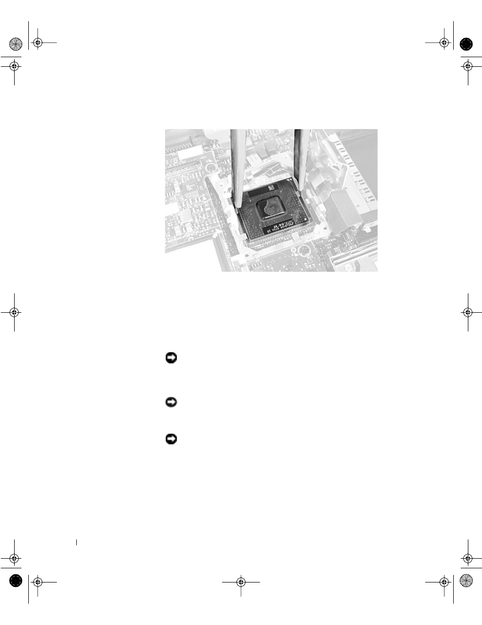 Removing the microprocessor module | Dell Latitude C800 User Manual | Page 38 / 62