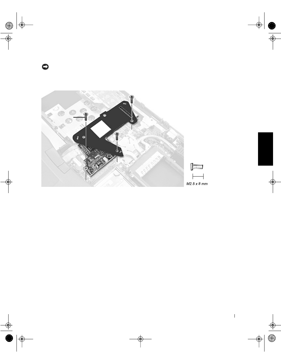 Removing the video graphics board, Replacing the video graphics board | Dell Latitude C800 User Manual | Page 41 / 62