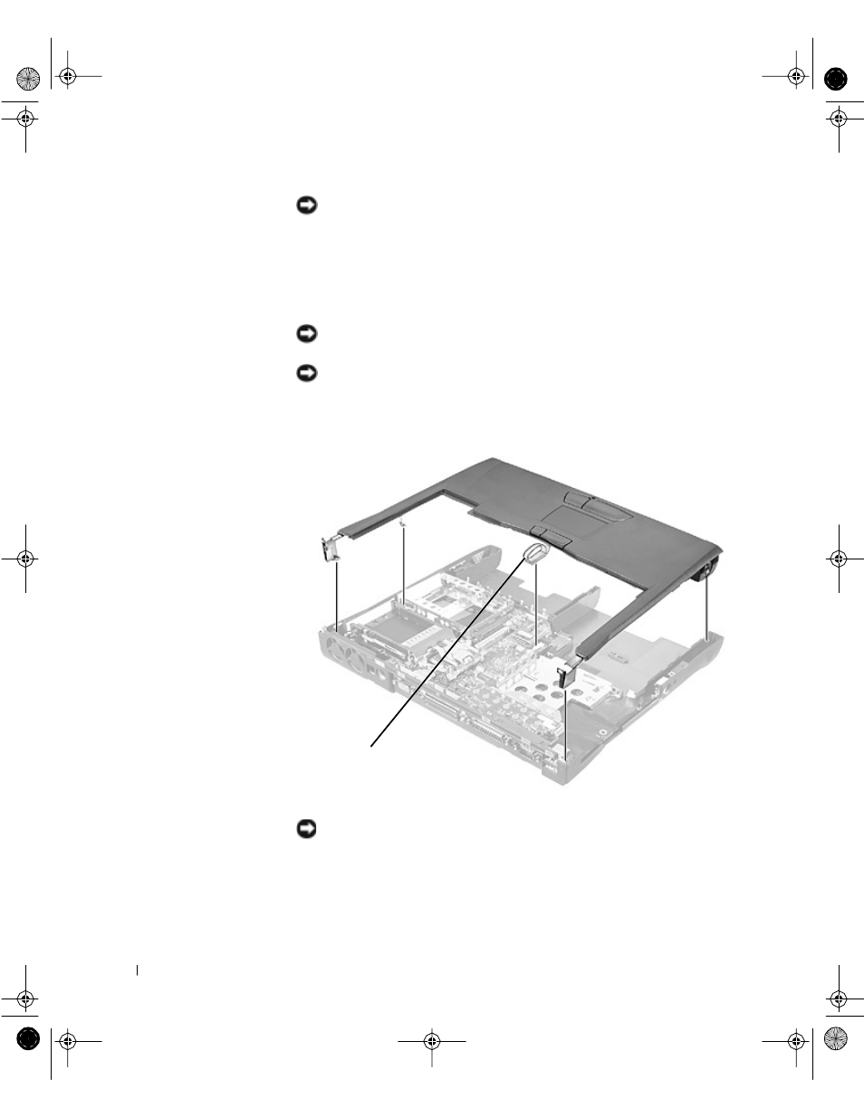 Palmrest assembly | Dell Latitude C800 User Manual | Page 42 / 62