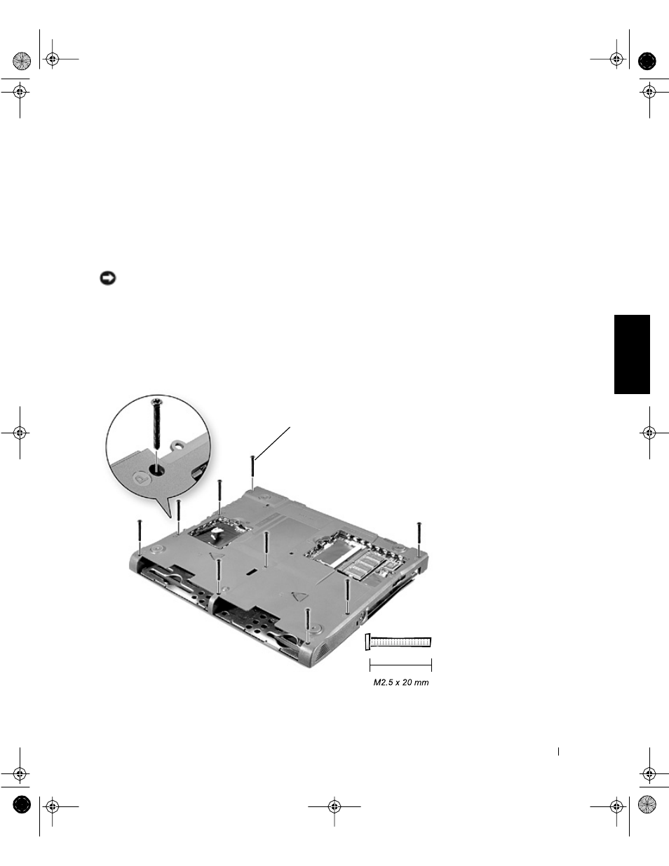 Removing the palmrest assembly | Dell Latitude C800 User Manual | Page 43 / 62