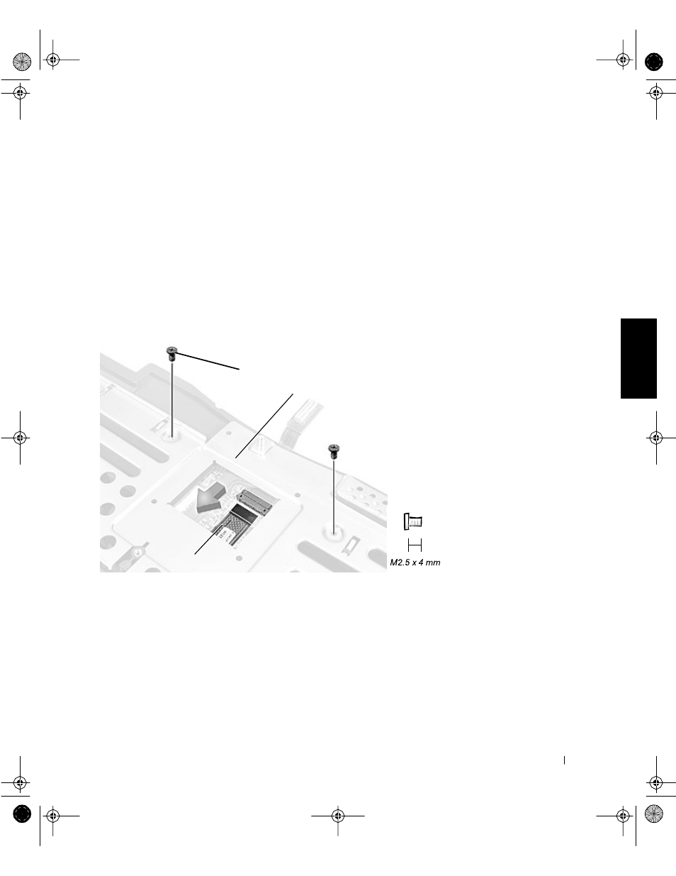 Removing the reserve battery | Dell Latitude C800 User Manual | Page 45 / 62