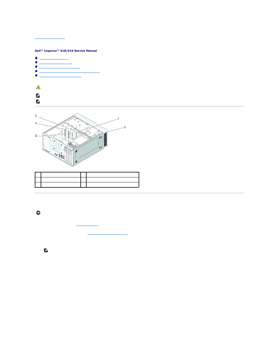 Replacing drives, Replacing a hard drive | Dell Inspiron 518 (Mid 2008) User Manual | Page 13 / 37