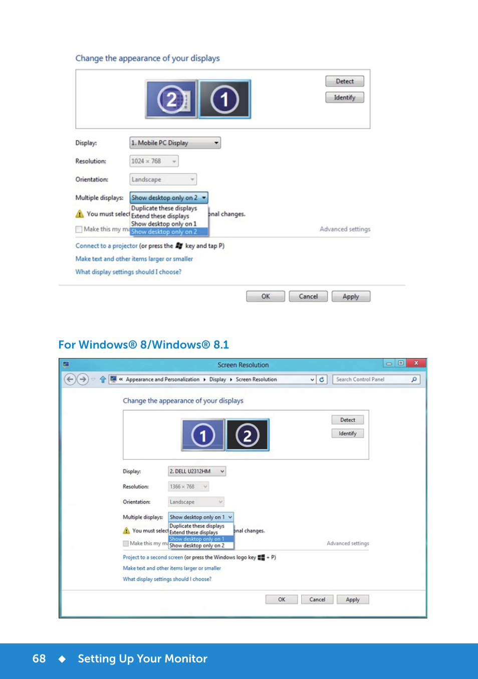 Dell E5515H Monitor User Manual | Page 68 / 69