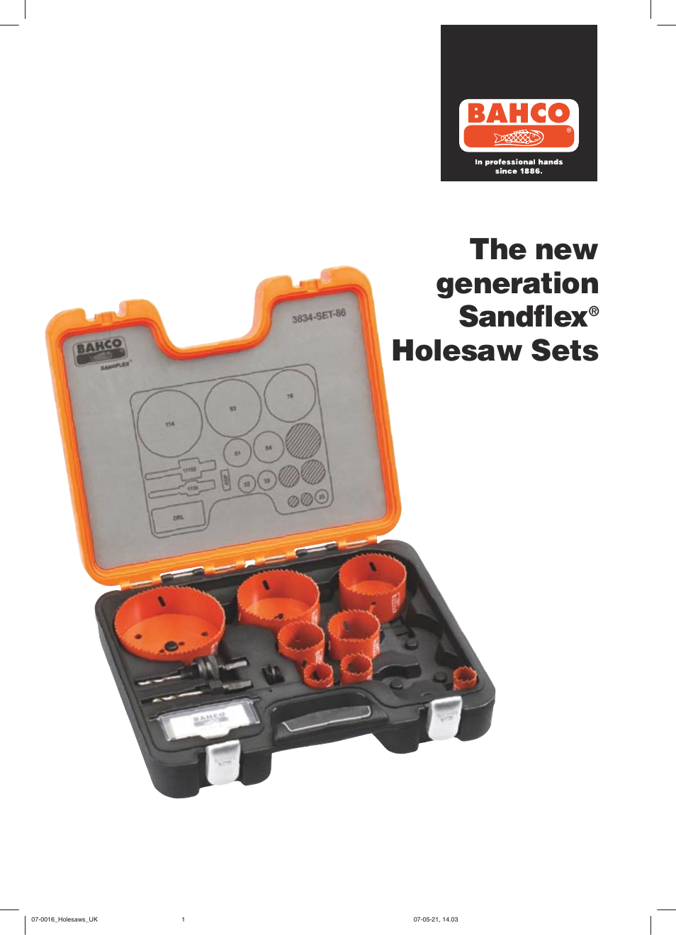 Bahco Sandflex Holesaw Sets User Manual | 8 pages