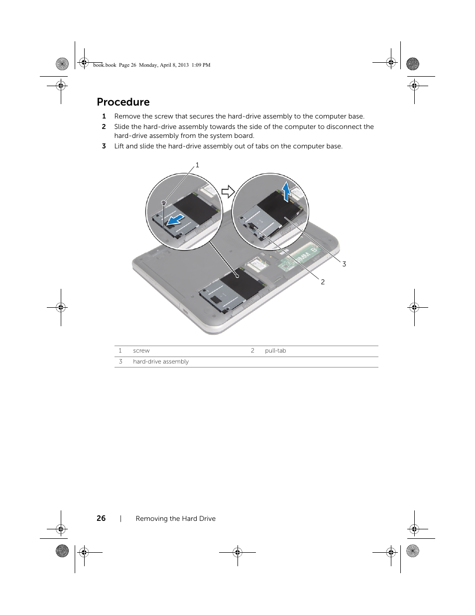 Procedure | Dell Inspiron 14R (5437, Mid 2013) User Manual | Page 26 / 73