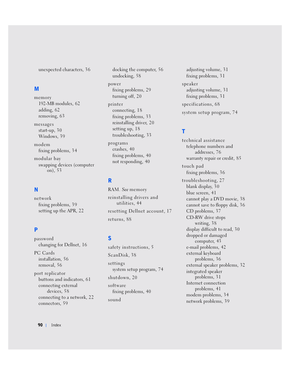 Dell Inspiron 5000 User Manual | Page 88 / 90
