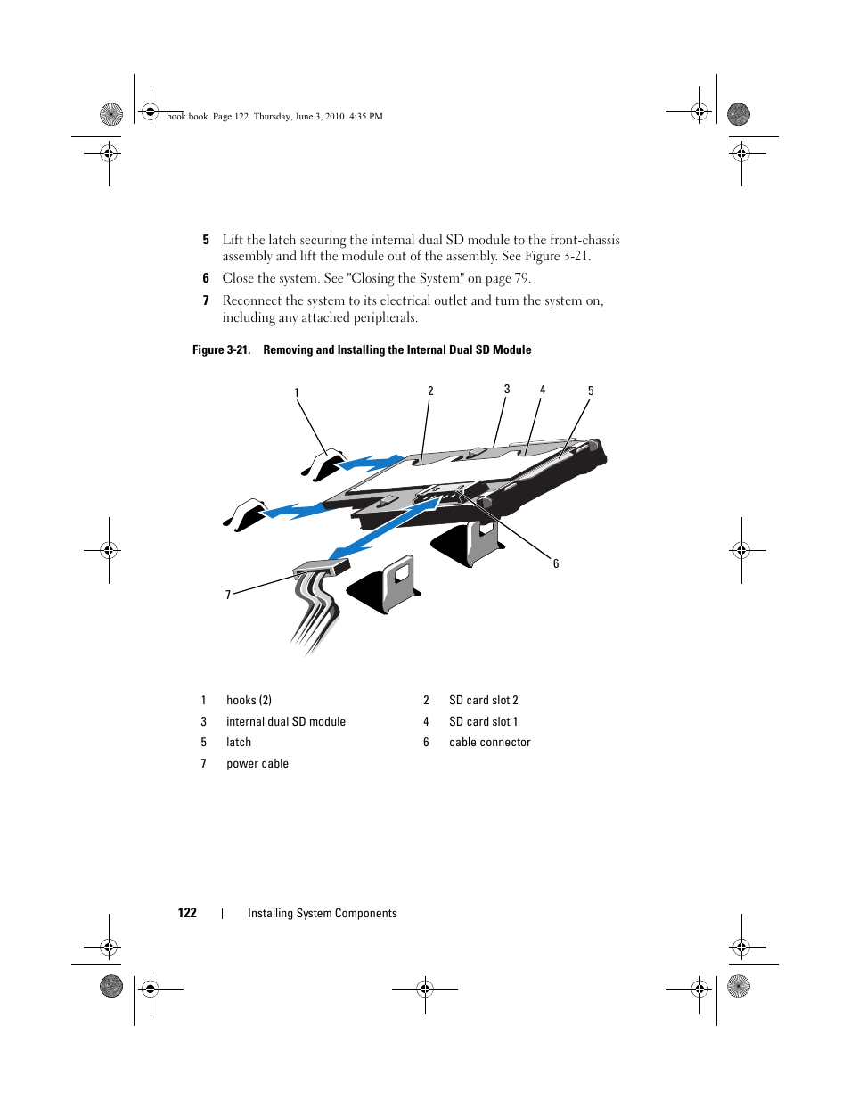 E figure 3-21 | Dell PowerEdge R715 User Manual | Page 122 / 190