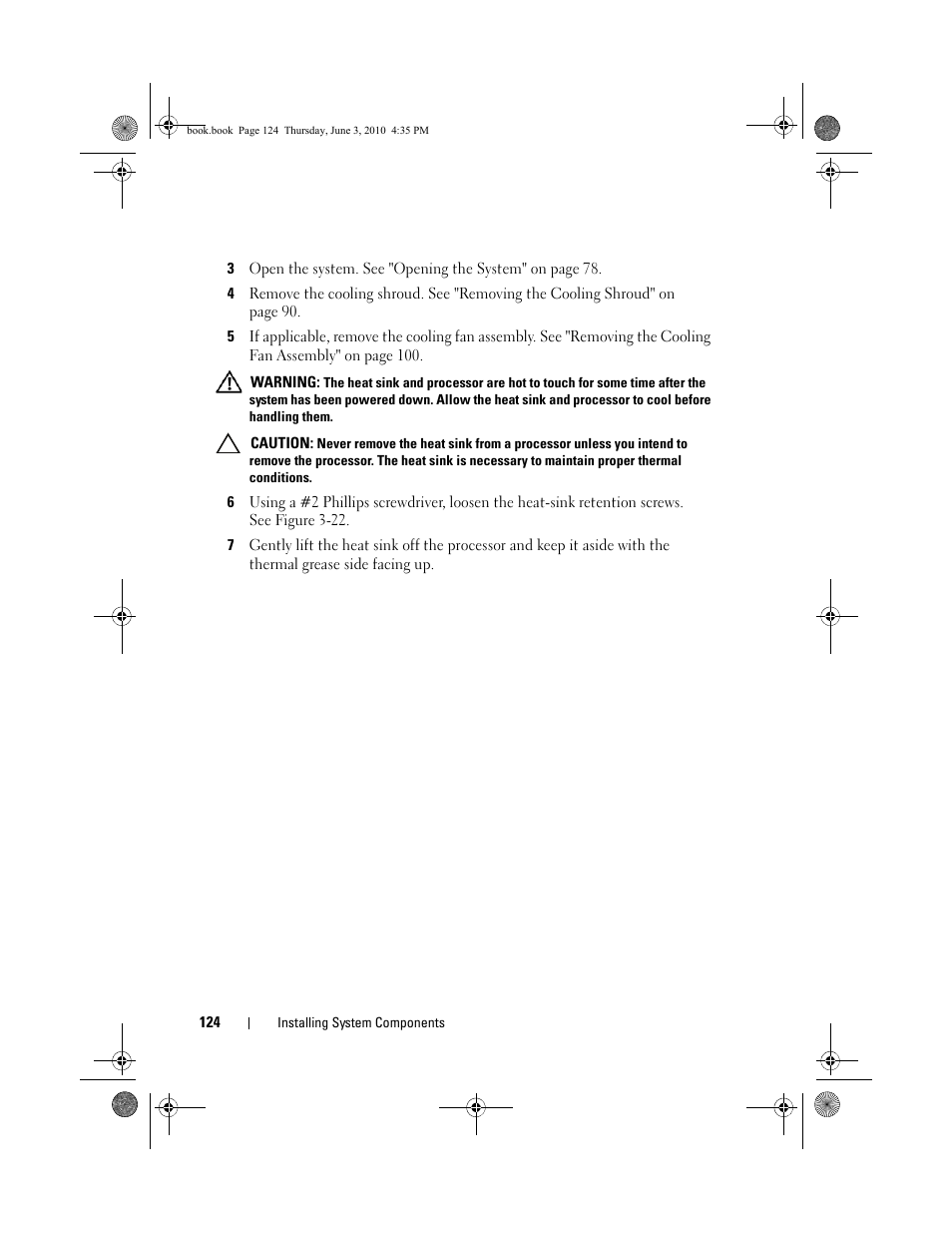Dell PowerEdge R715 User Manual | Page 124 / 190