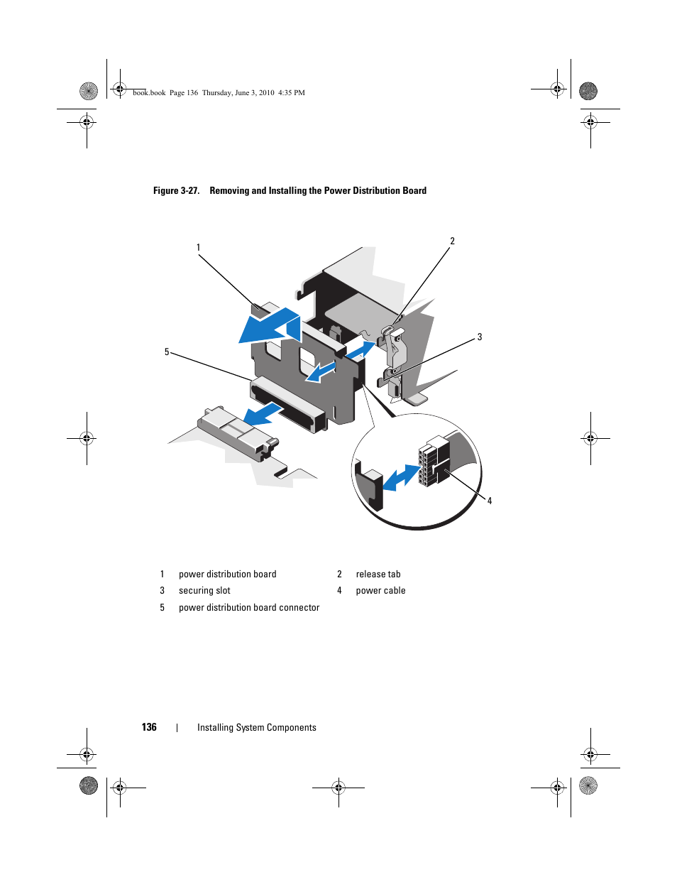 S. see figure 3-27, On the chassis. see figure 3-27 | Dell PowerEdge R715 User Manual | Page 136 / 190