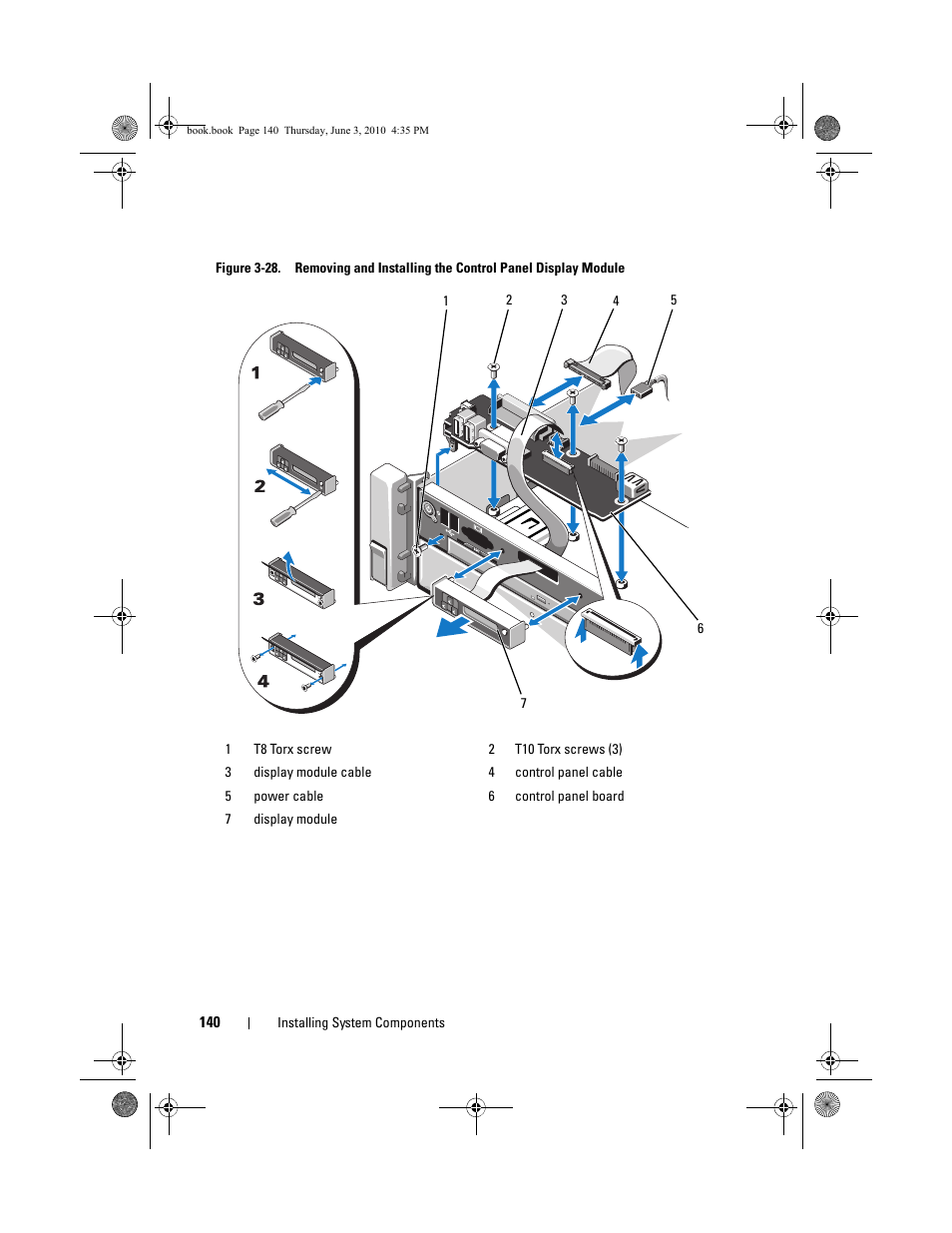 See figure 3-28, Figure 3-28 | Dell PowerEdge R715 User Manual | Page 140 / 190