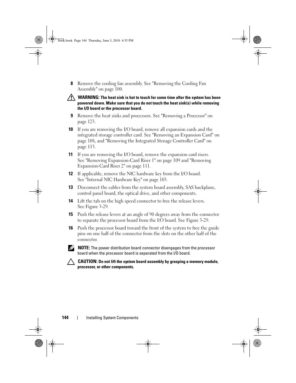 Dell PowerEdge R715 User Manual | Page 144 / 190