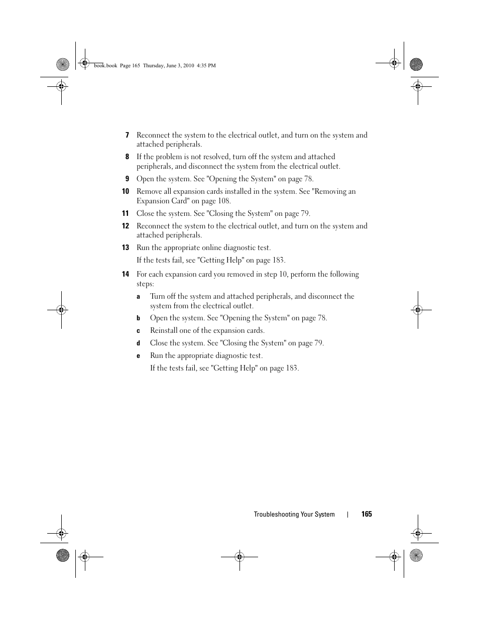 Dell PowerEdge R715 User Manual | Page 165 / 190