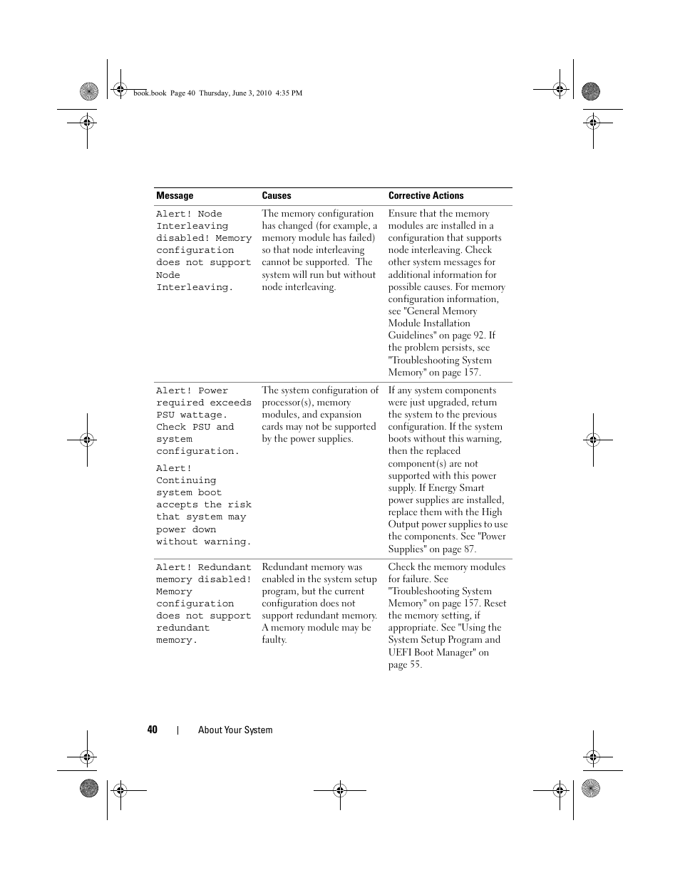 Dell PowerEdge R715 User Manual | Page 40 / 190