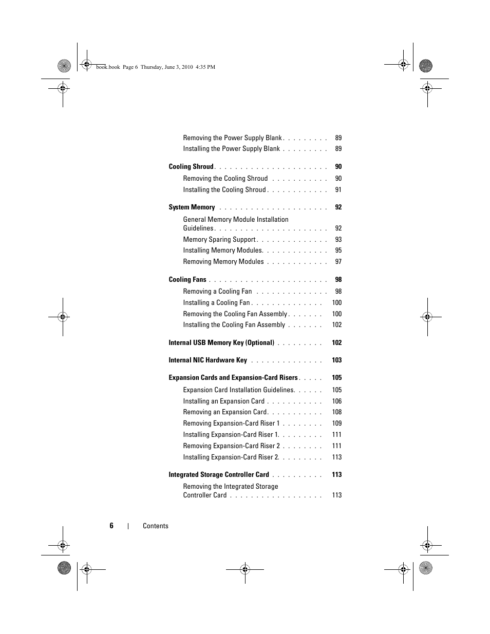 Dell PowerEdge R715 User Manual | Page 6 / 190