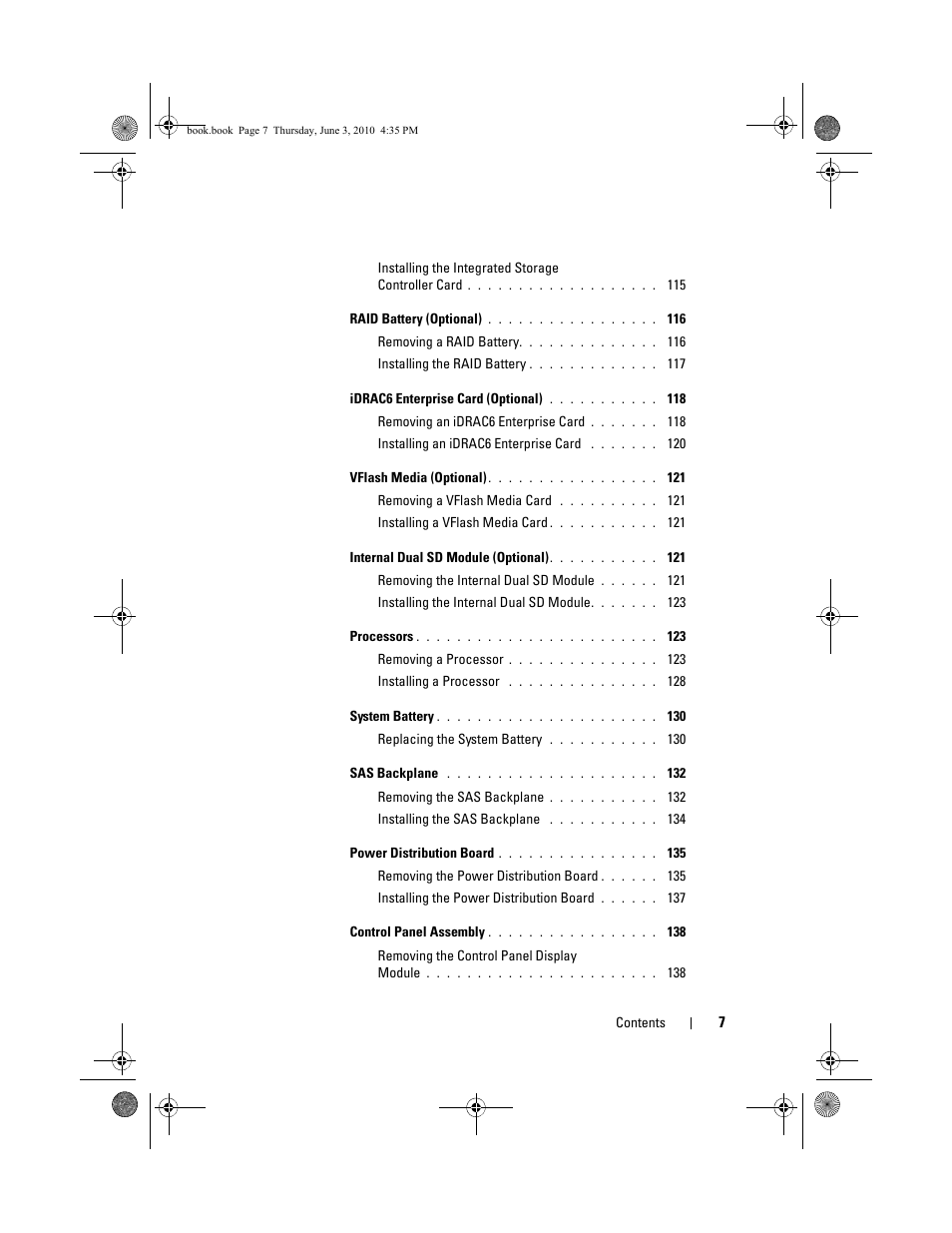 Dell PowerEdge R715 User Manual | Page 7 / 190