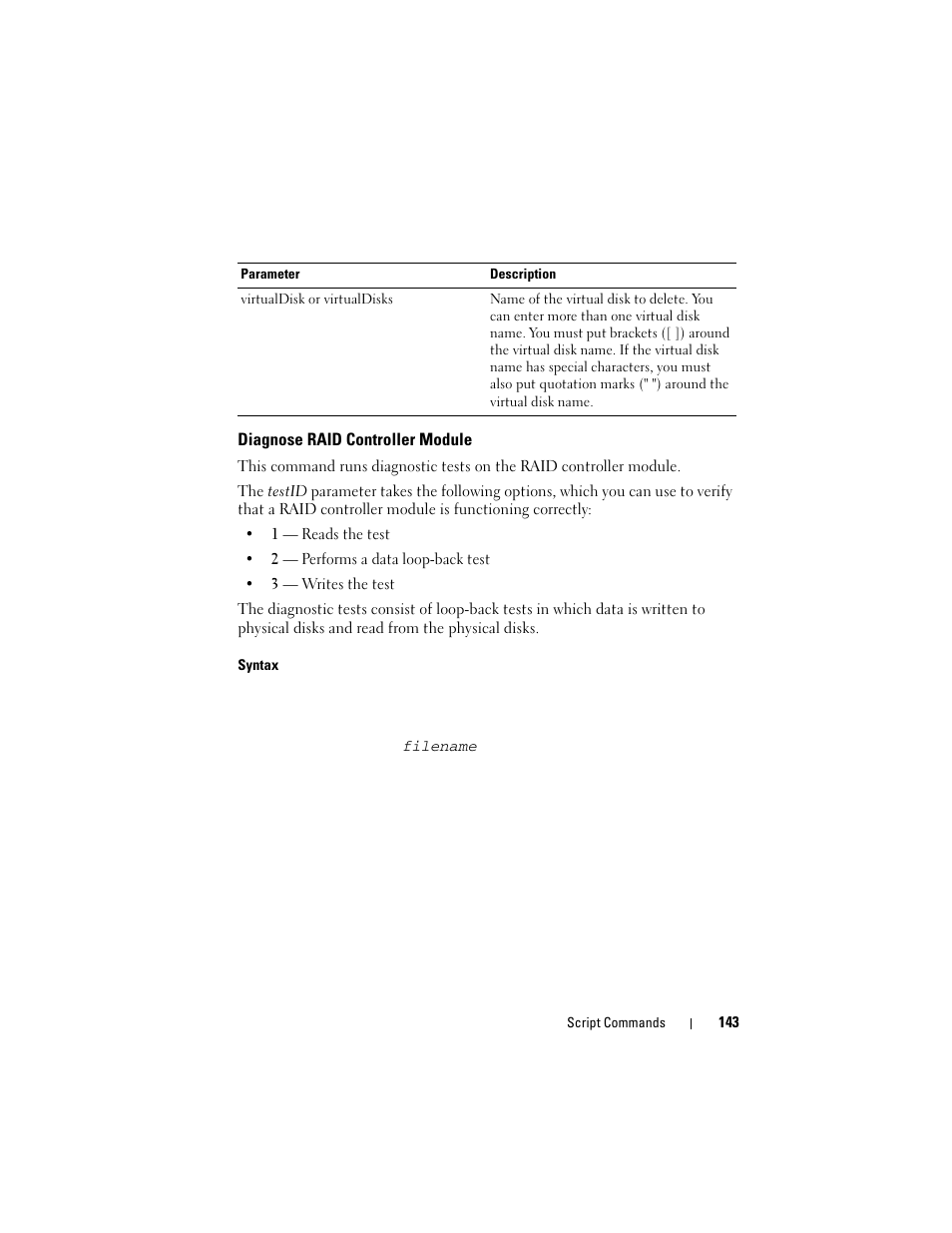 Diagnose raid controller module | Dell PowerVault MD3000i User Manual | Page 143 / 246