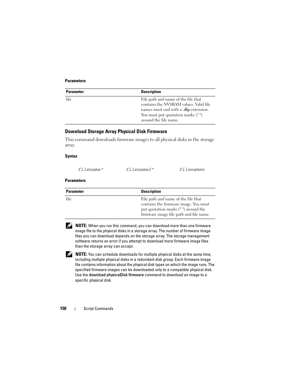 Download storage array physical disk firmware | Dell PowerVault MD3000i User Manual | Page 150 / 246