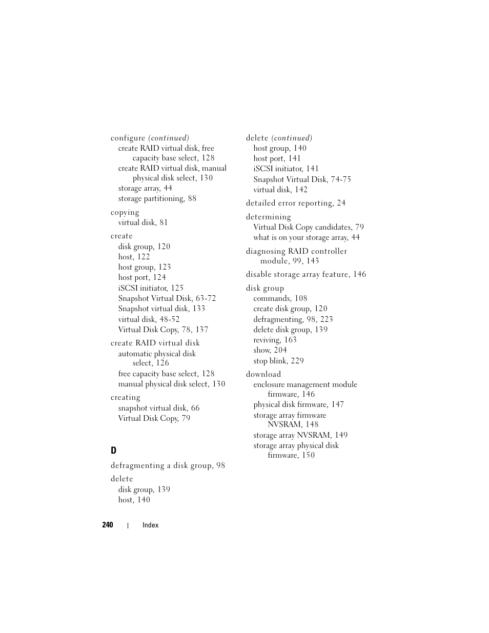 Dell PowerVault MD3000i User Manual | Page 240 / 246