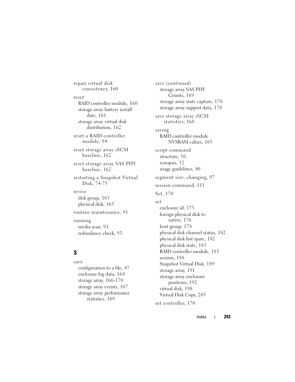 Dell PowerVault MD3000i User Manual | Page 243 / 246