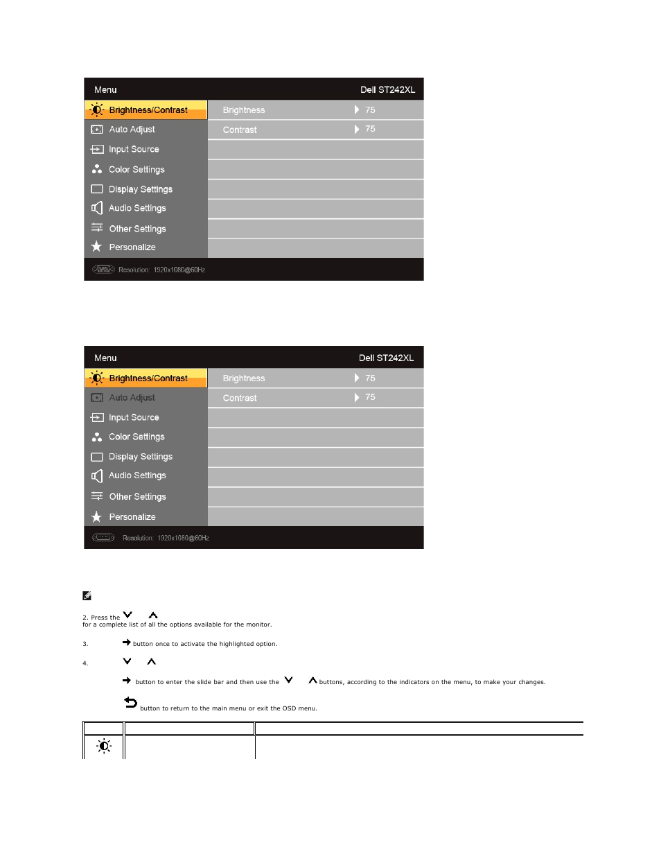 Dell ST2421L Monitor User Manual | Page 15 / 33