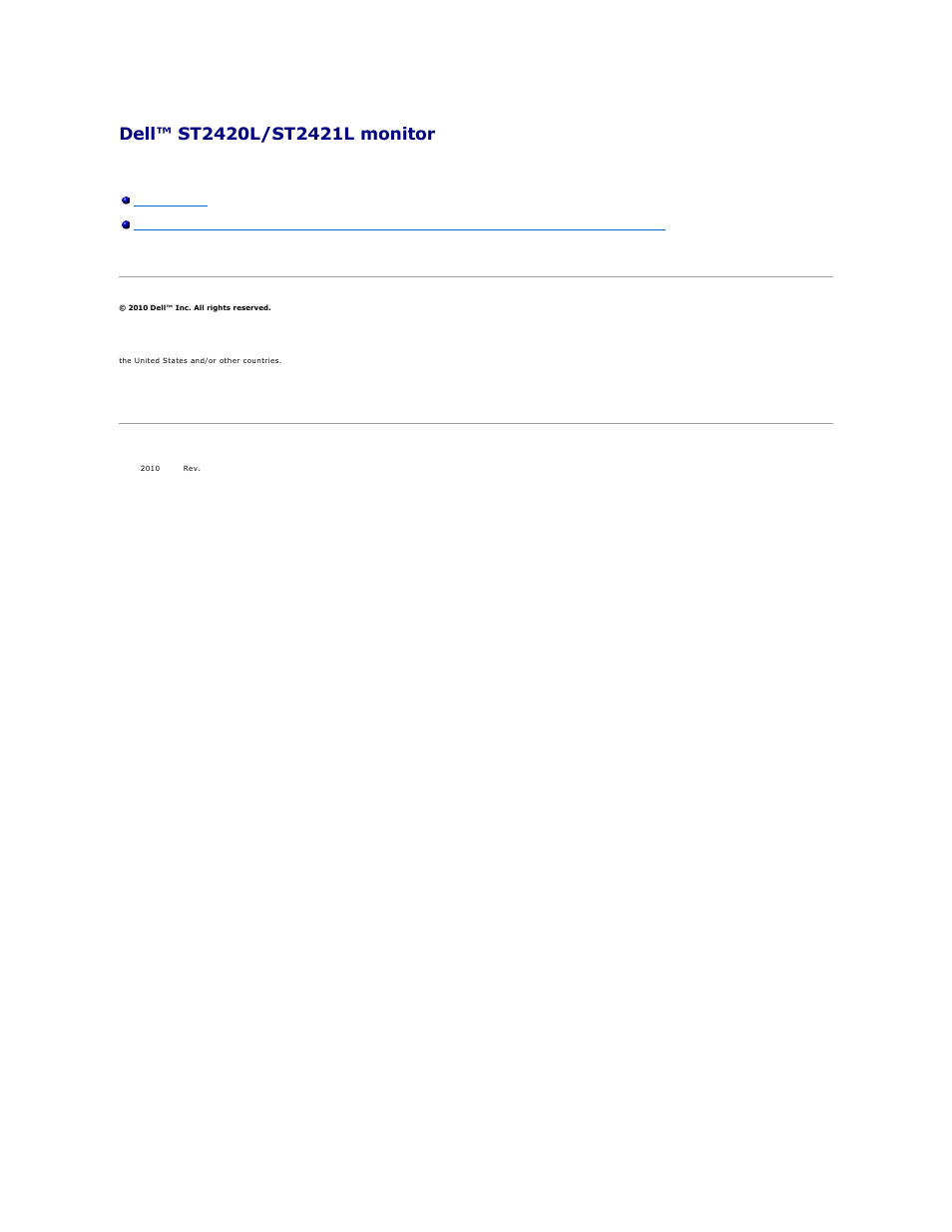 Dell ST2421L Monitor User Manual | Page 26 / 33
