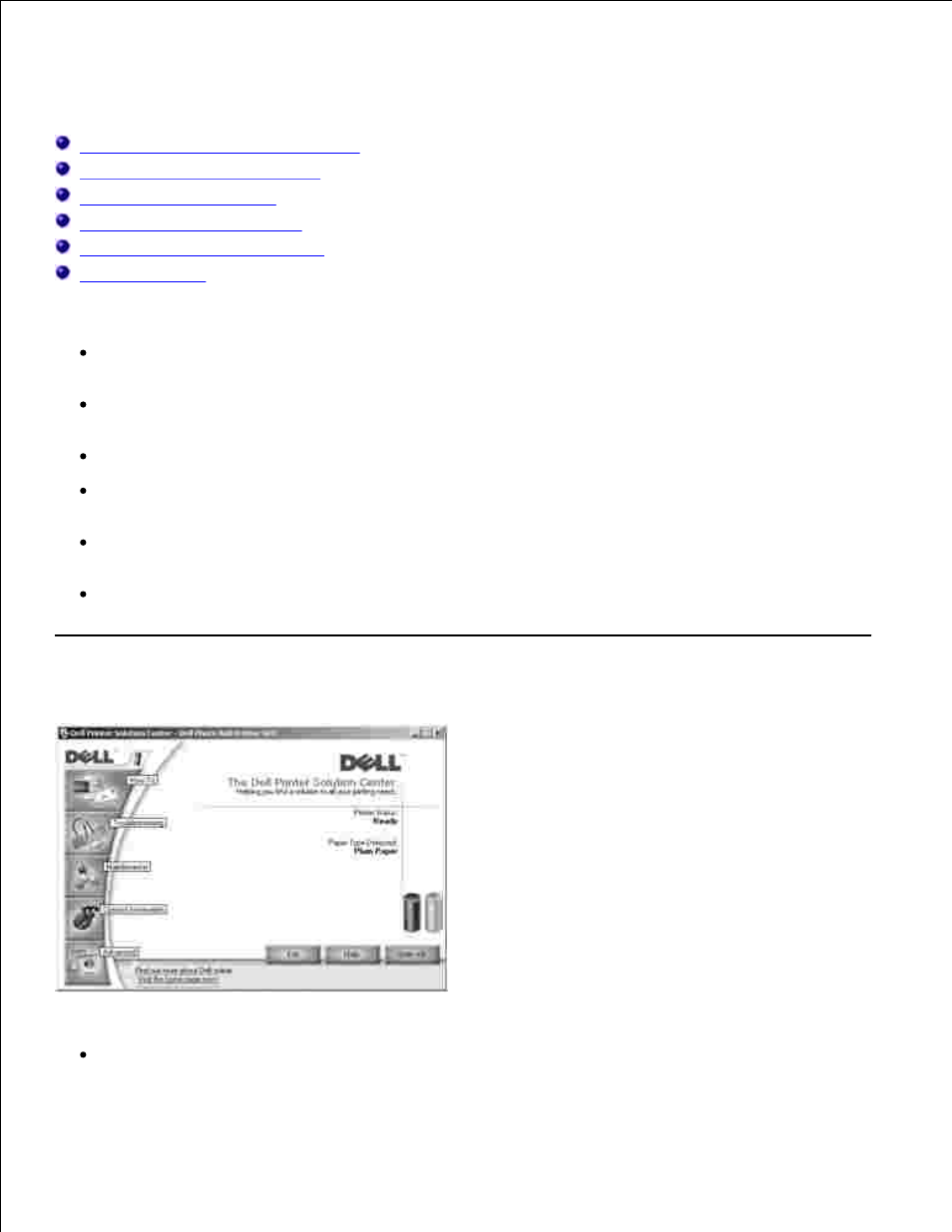 Understanding the printer software, Using the dell printer solution center | Dell 942 All In One Inkjet Printer User Manual | Page 41 / 77