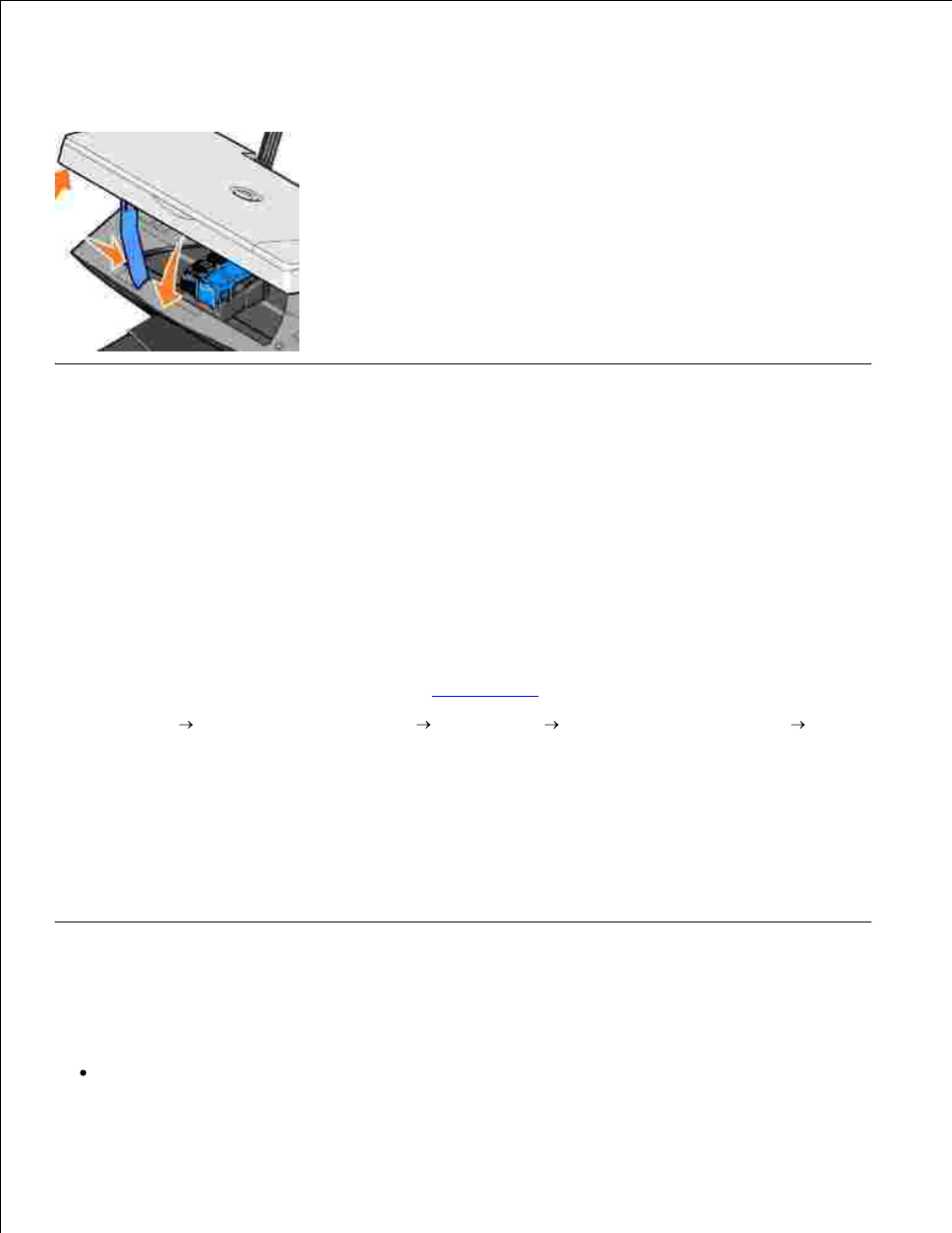 Aligning ink cartridges, Cleaning the ink cartridge nozzles | Dell 942 All In One Inkjet Printer User Manual | Page 52 / 77