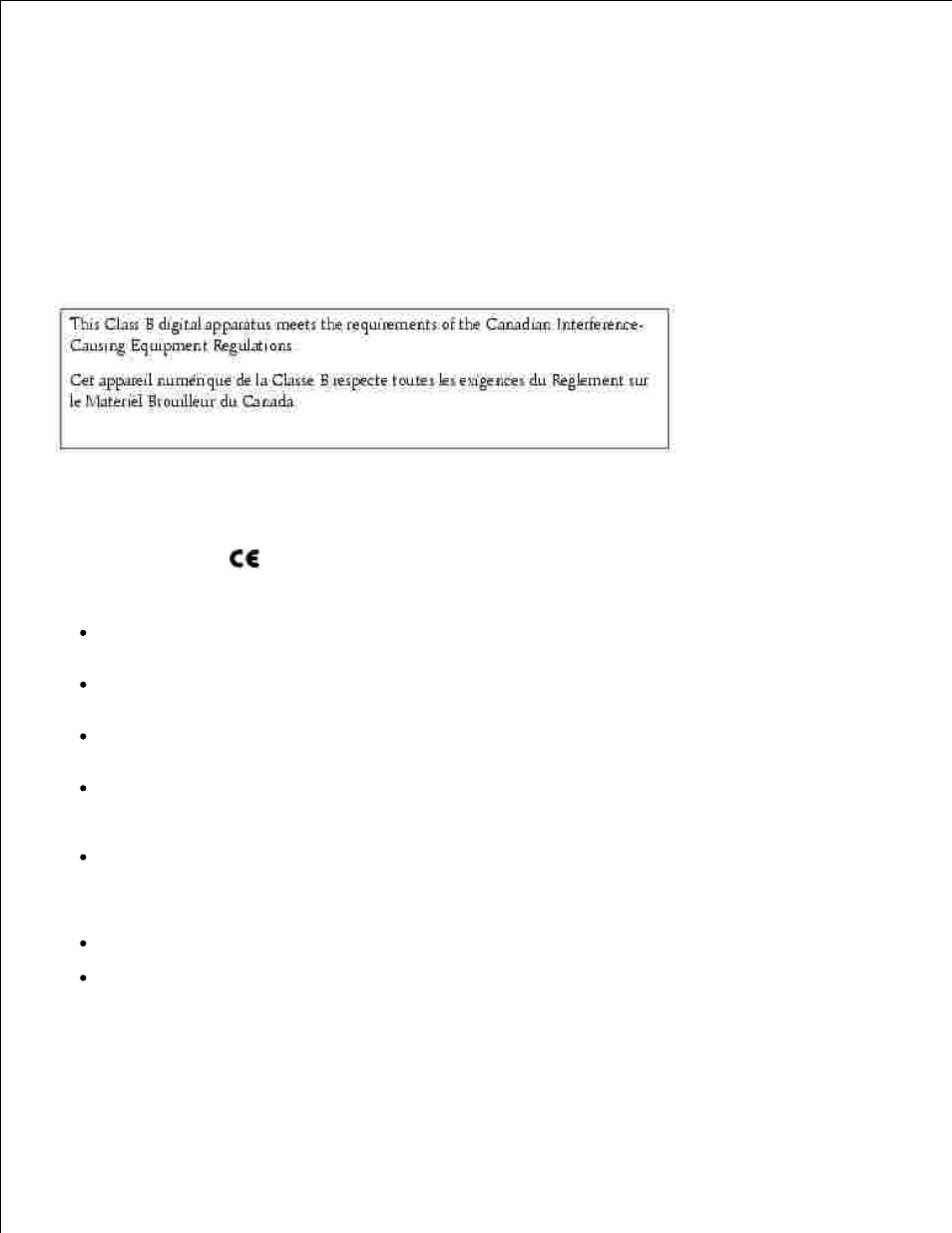 Ic notice (canada only), Ce notice (european union) | Dell 942 All In One Inkjet Printer User Manual | Page 67 / 77