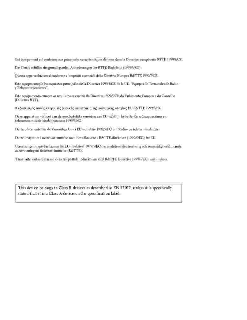 Ce mark notice | Dell 942 All In One Inkjet Printer User Manual | Page 68 / 77