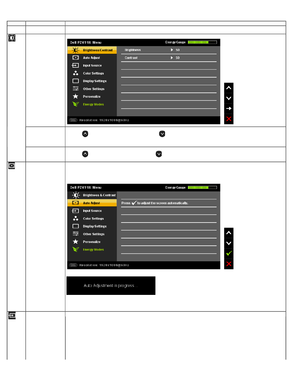 Dell P2311H Monitor User Manual | Page 22 / 37