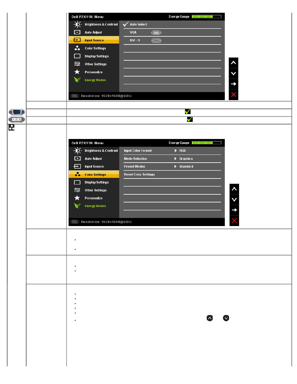 Dell P2311H Monitor User Manual | Page 23 / 37