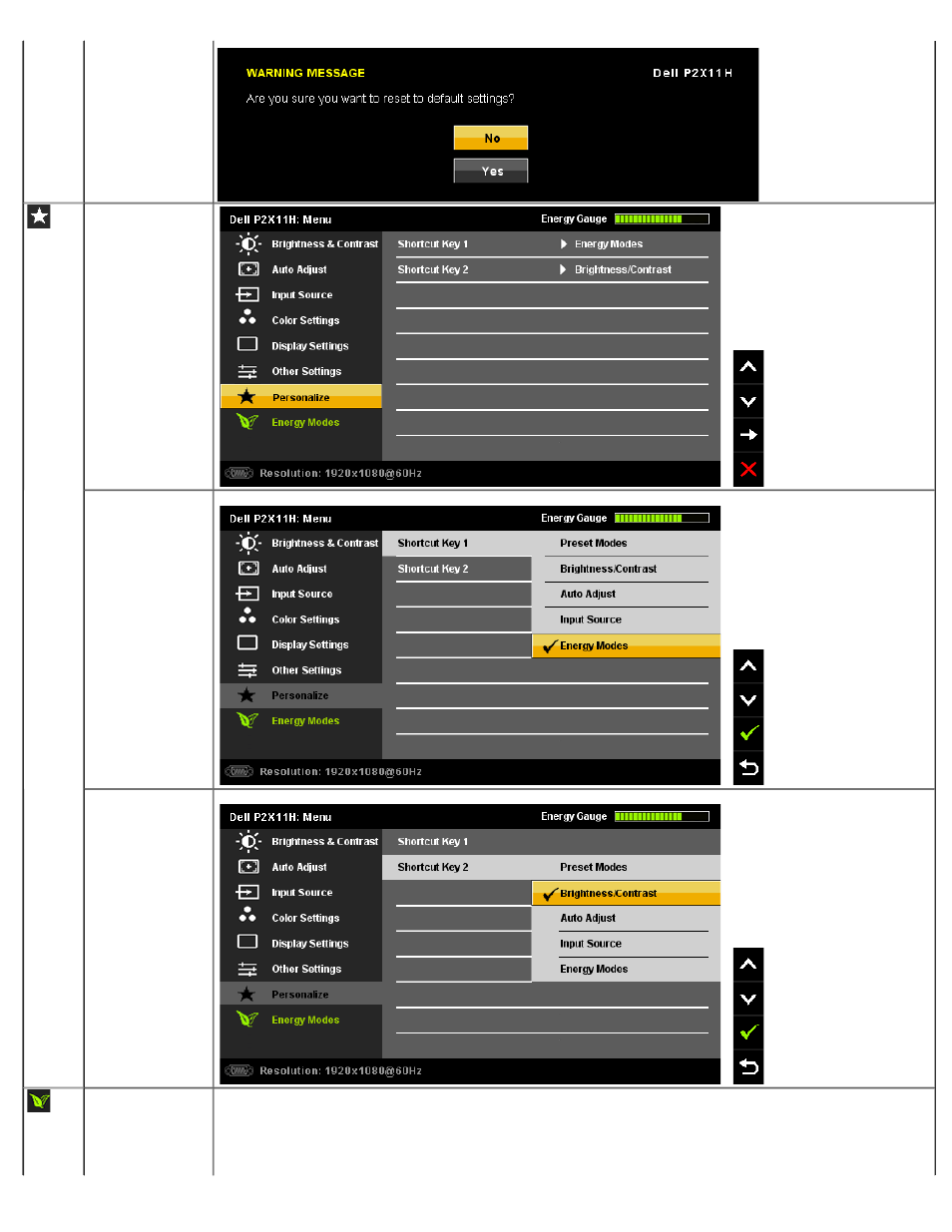 Dell P2311H Monitor User Manual | Page 27 / 37