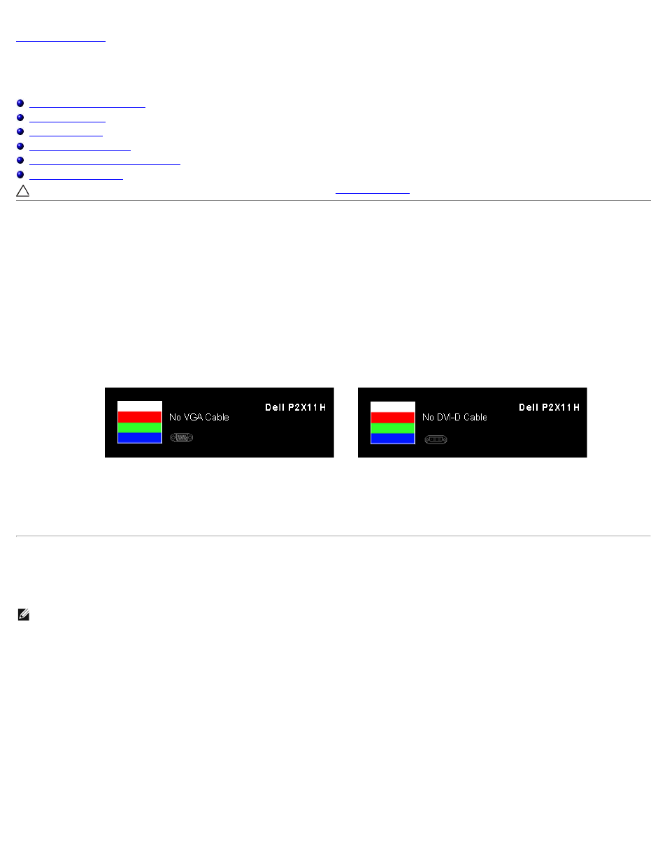 Solve, Troubleshooting, Troubleshooting your monitor | Built-in diagnostics | Dell P2311H Monitor User Manual | Page 33 / 37