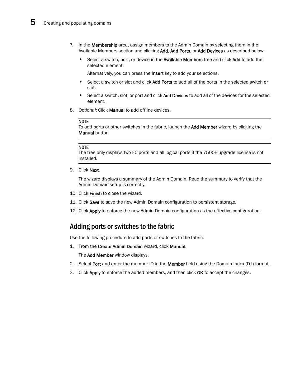 Adding ports or switches to the fabric | Dell POWEREDGE M1000E User Manual | Page 106 / 310