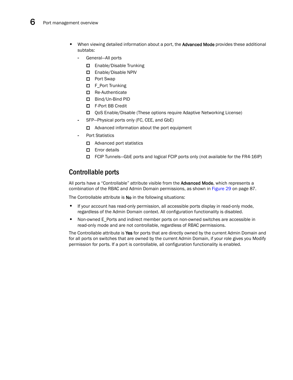 Controllable ports | Dell POWEREDGE M1000E User Manual | Page 114 / 310