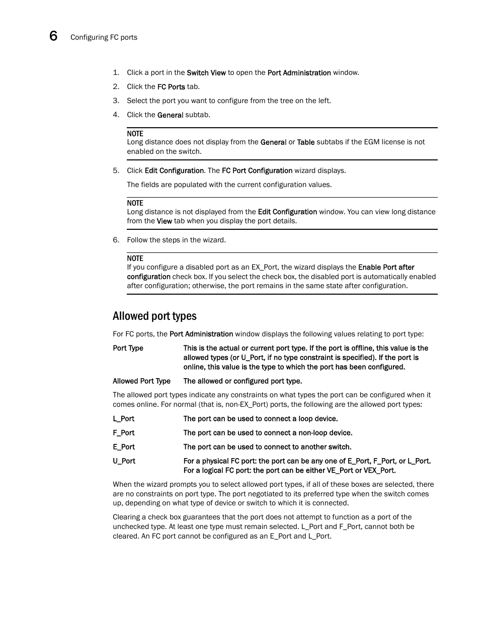 Allowed port types | Dell POWEREDGE M1000E User Manual | Page 116 / 310