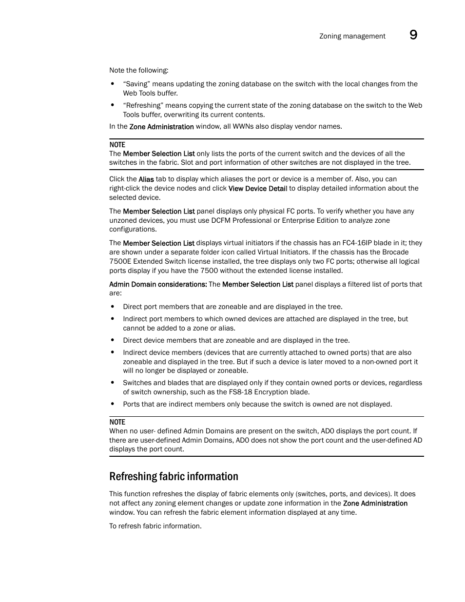 Refreshing fabric information | Dell POWEREDGE M1000E User Manual | Page 151 / 310